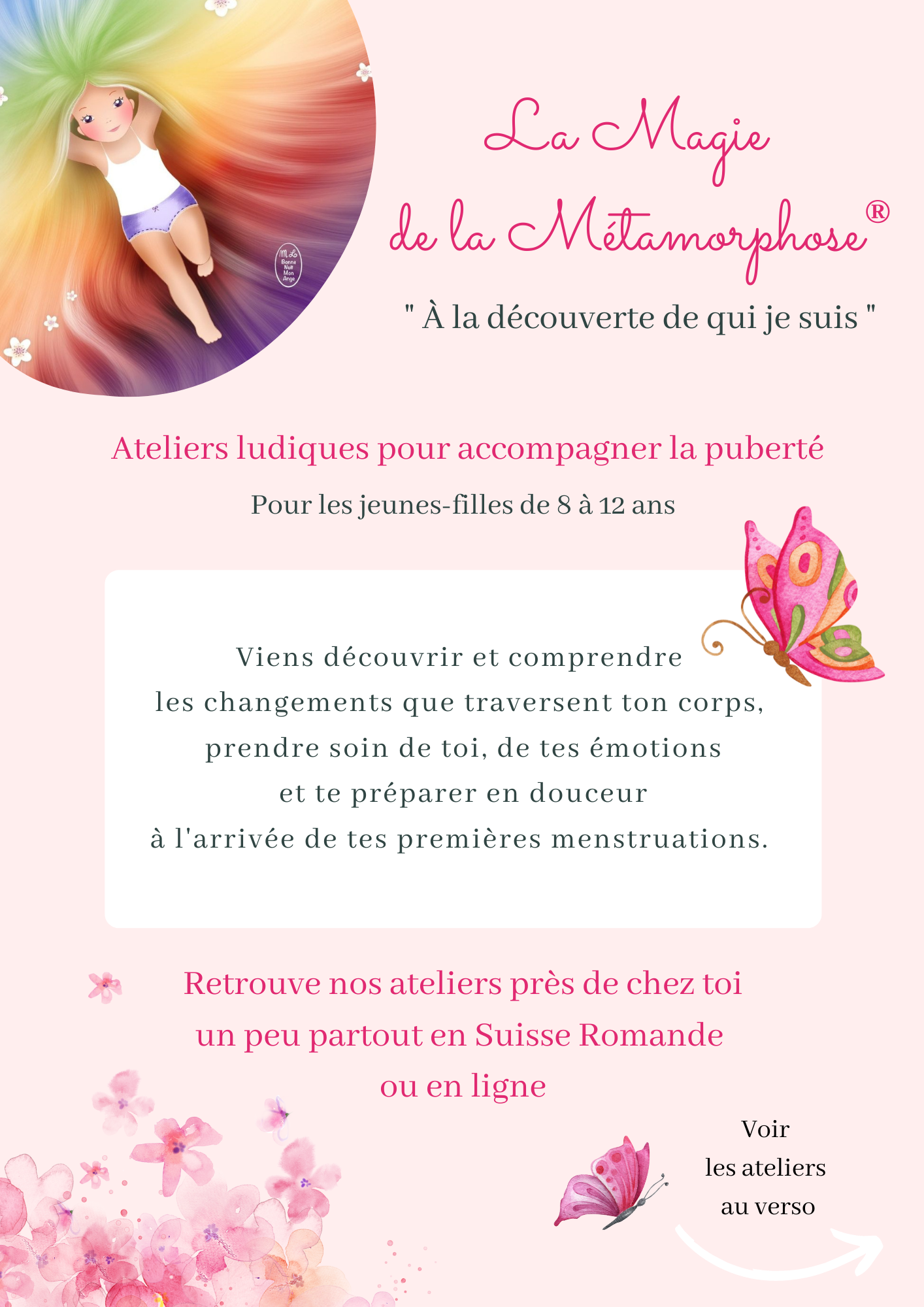 La Magie de la Métamorphose (atelier pour les filles de 8 à 12 ans)