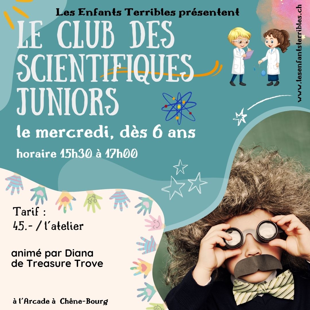 Le club des petits scientifiques junior (dès 6 ans)