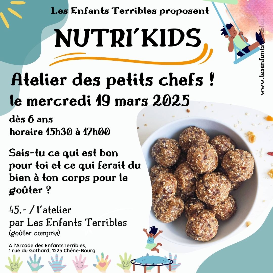 Nutri'kids - 'atelier des petits chefs (dès 6 ans)