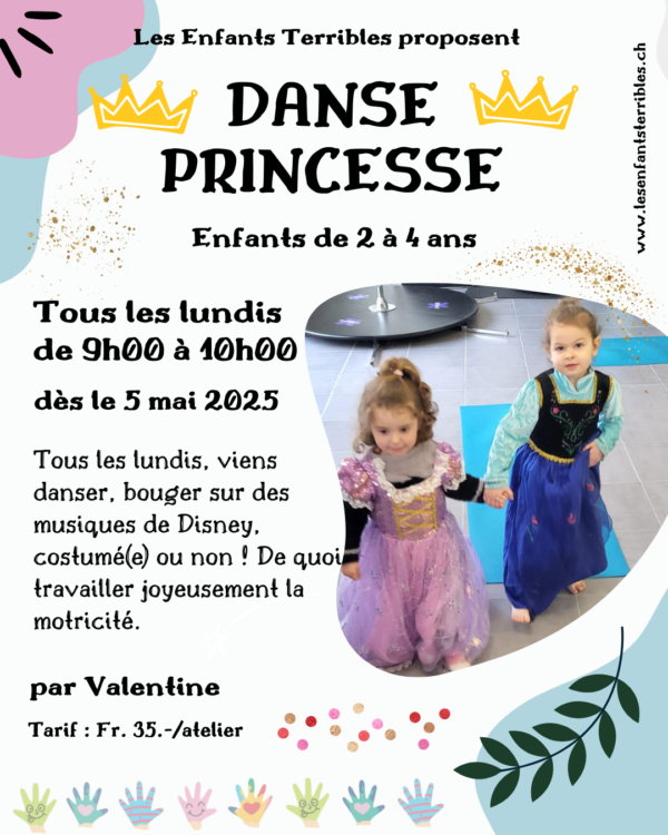 Danse Princesse (pour les 2 à 4 ans)