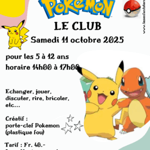 Club Pokemon (5 à 12 ans)