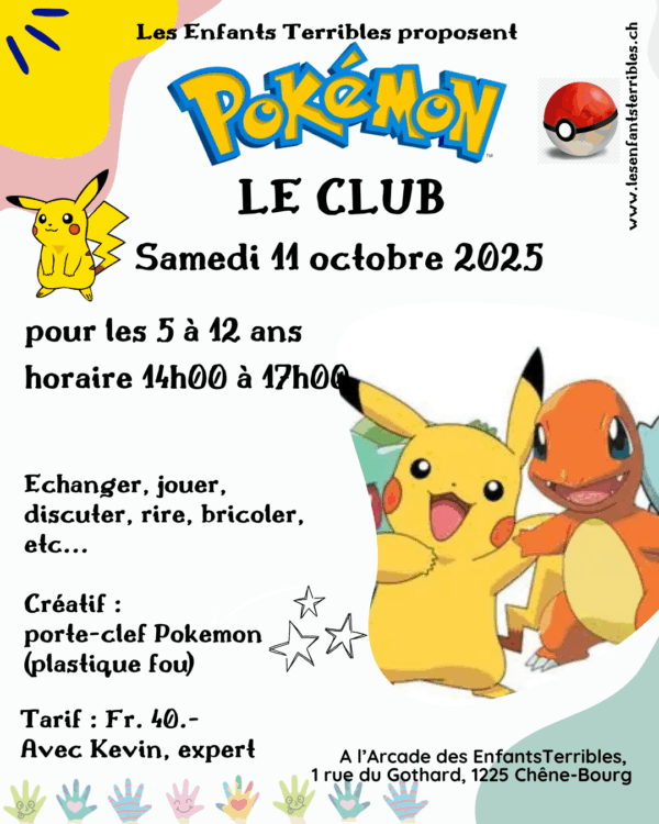 Club Pokemon (5 à 12 ans)