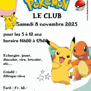 Club Pokemon (5 à 12 ans)