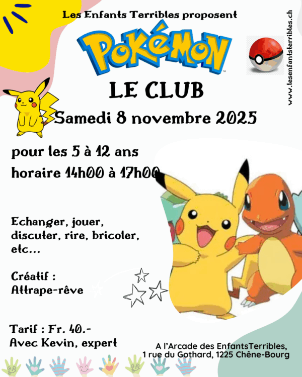 Club Pokemon (5 à 12 ans)