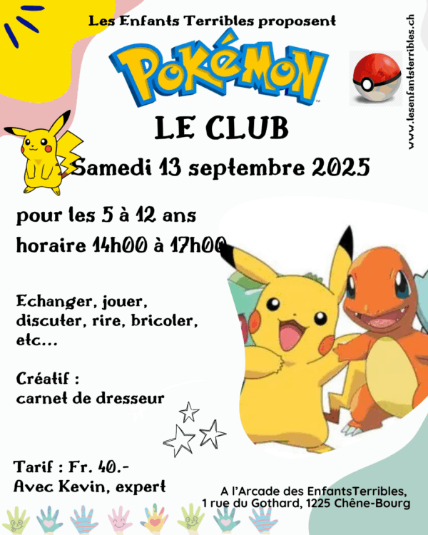 Club Pokemon (5 à 12 ans)