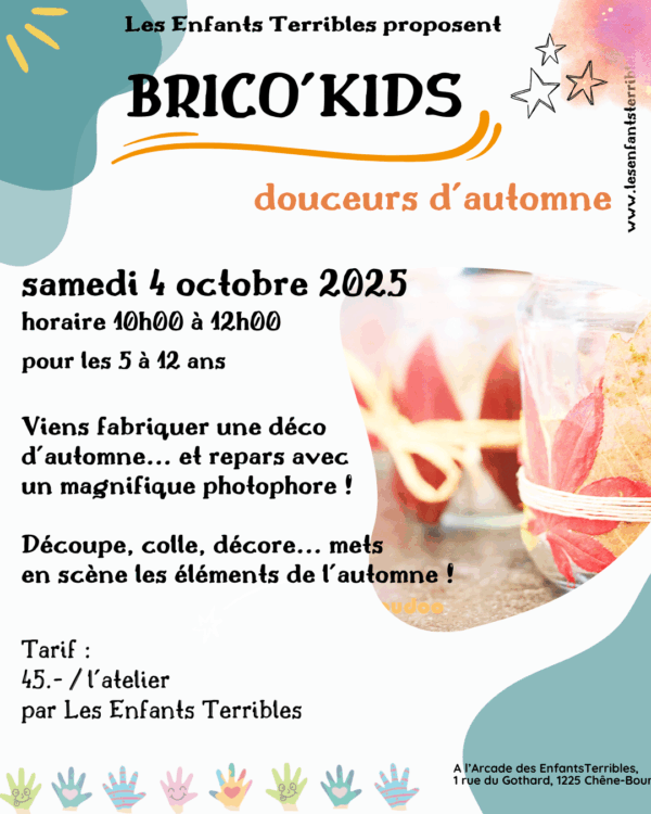 BRICO'KIDS : douceur d'automne (pour les 5 à 12 ans)
