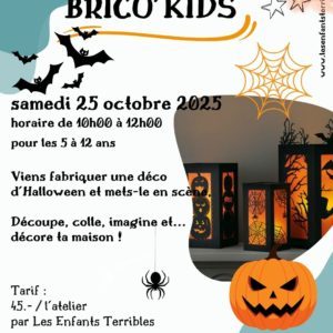 BRICO'KIDS : brico d'Halloween (5 à 12 ans)