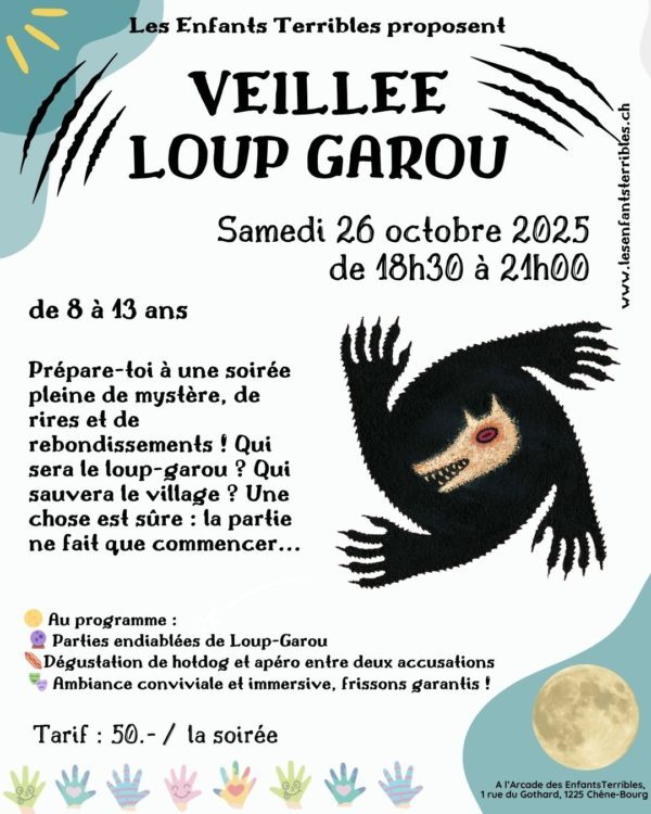 VEILLÉE LOUP-GAROU (pour les 8 à 13 ans)