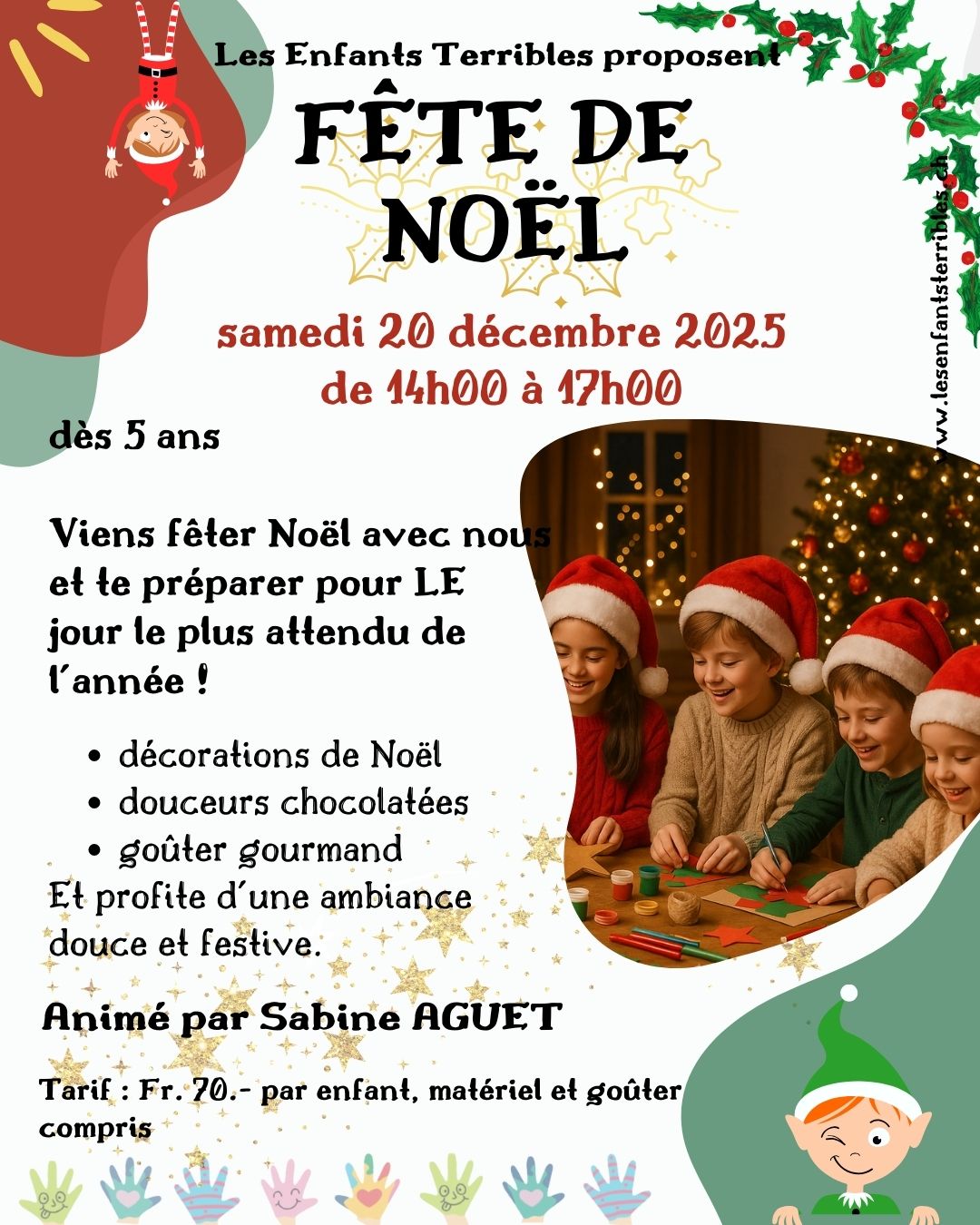 FETE DE NOËL DES ENFANTS TERRIBLES (dès 5 ans)