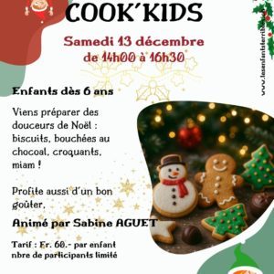 COOK'KIDS : douceurs de Noël (dès 6 ans)