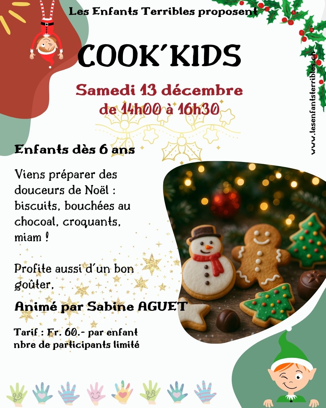 COOK'KIDS : douceurs de Noël (dès 6 ans)
