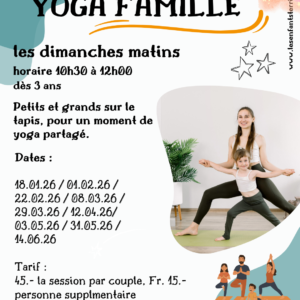 Yoga en famille (dès 3 ans)