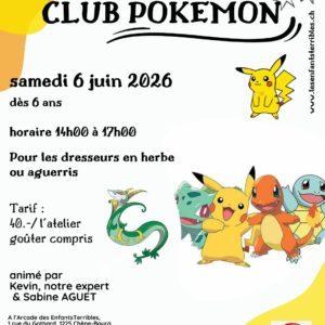 Club Pokemon (5 à 12 ans) - 06.06.26