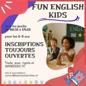 FUN ENGLISH KIDS (6 à 8 ans) (Copie)
