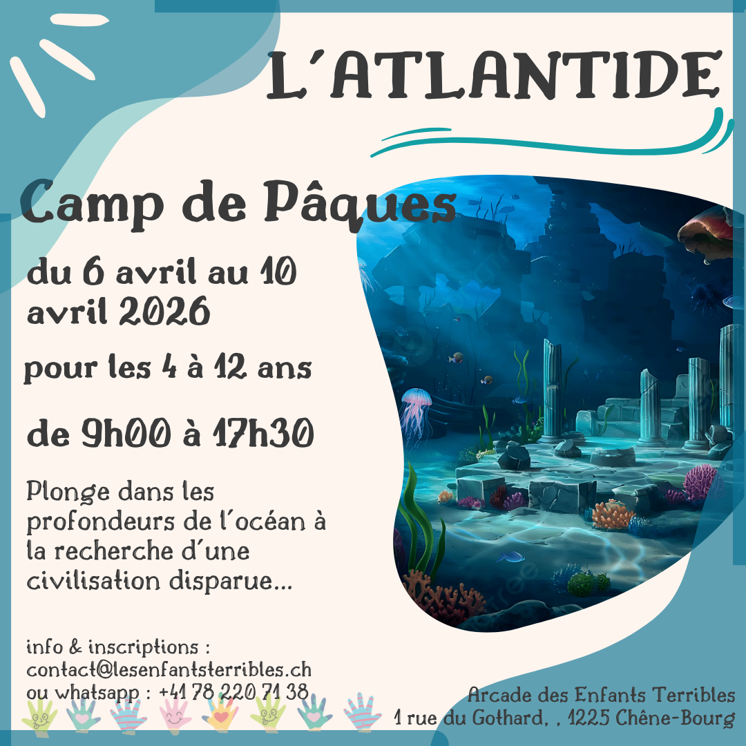 CAMP ✨ L’Atlantide (enfants de 4 à 12 ans)