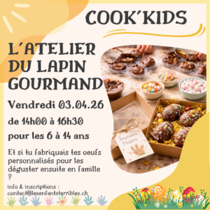 COOK'KIDS : L'atelier du lapin gourmand (6 à 14 ans)