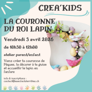 La couronne du Roi Lapin (atelier parent/enfant)