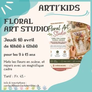 🌸 FLORAL ART STUDIO (de 9 à 15 ans)