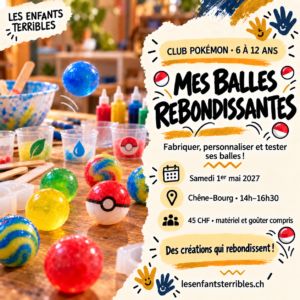 Atelier Club Pokémon — Mai — balles rebondissantes