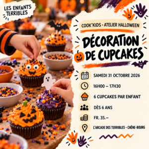 Cook’Kids — cupcakes Halloween — 31 octobre 2026